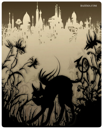 Bajema.com Bete Noire Art Collection - The Calcutta Devil Cat