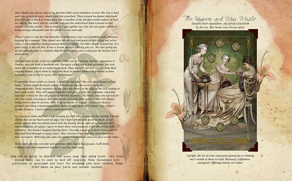 Madam Lydia Wilhelmina's Tarot of Monsters, the Macabre and Autumn Scenes